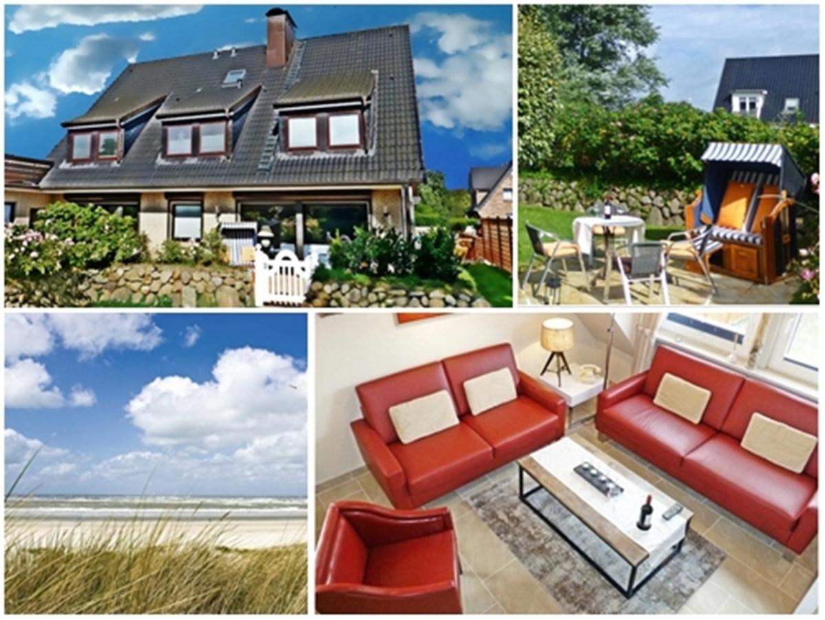 3-Zimmer-Ferienwohnung Deichwiese Westerland 1-3 Personen Exterior photo